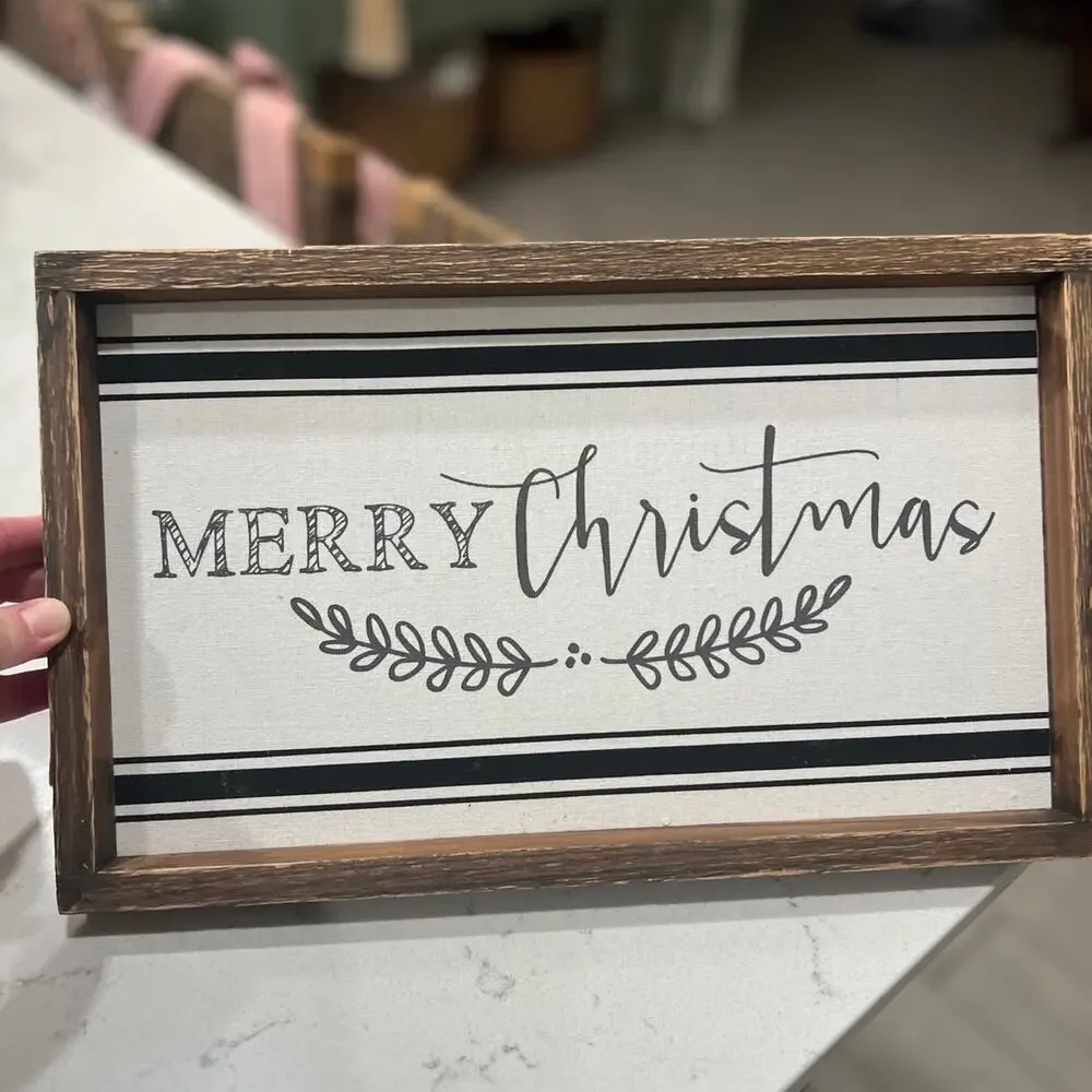 Merry Christmas sign